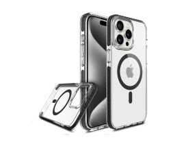 Case PremiumSheild® 2.0 Magsafe Clear Black 15 Pro Max - Shokan® Premium
