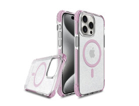Case PremiumSheild® Glitter Popstar Pink 15 Pro Max - Shokan® Premium