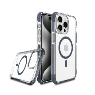 Case PremiumSheild® 2.0 Magsafe Clear Azul 16 Pro Max - Shokan® Premium