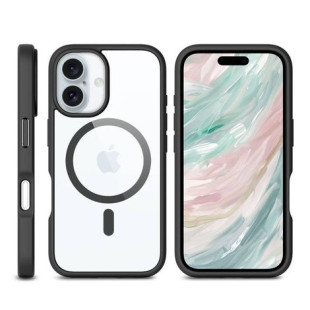 Case PremiumSheild® MagSafe Clear Black iPhone 16 - Shokan® Premium