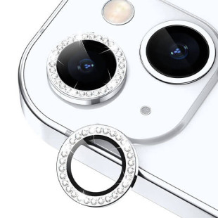 Película Shokan® LensProtector PremiumShield® Silver Glitter iPhone 13/14/15- Premium Shield