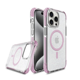 Case PremiumSheild® Glitter Popstar Pink 15 Pro Max - Shokan® Premium