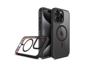 Case PremiumSheild® Clear Black 15 Pro Max - Shokan®  Premium