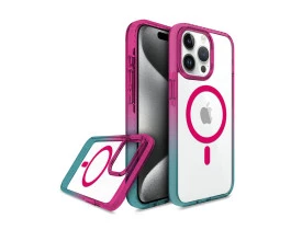 Case PremiumSheild® Magsafe TyeDye Rosa 15 Pro Max - Shokan® Premium