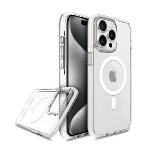 Case PremiumSheild® Magsafe Clear White 16 Pro Max - Shokan® Premium