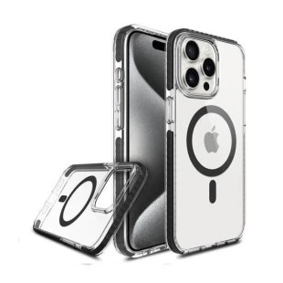 Case PremiumSheild® 2.0 Magsafe Clear Black 16 Pro Max - Shokan® Premium