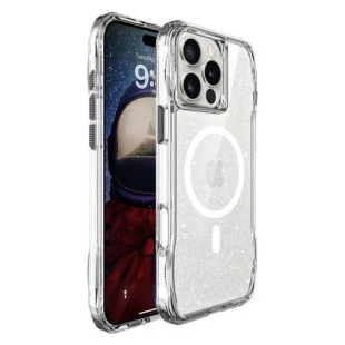 Case PremiumSheild® Octagnon Glitter Clear 16 Pro - Shokan® Premium
