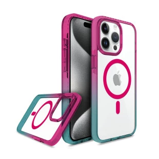 Case PremiumSheild® Magsafe TyeDye Rosa 15 Pro Max - Shokan® Premium