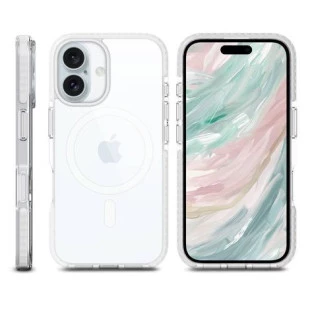Case PremiumSheild® Magsafe Clear White iPhone 16 - Shokan® Premium