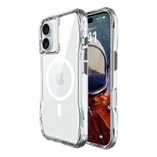 Case PremiumSheild® Magsafe Octagnon Clear iPhone 16 - Shokan® Premium